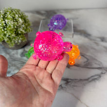 Load image into Gallery viewer, Squishy Toy - Glitter Turtle

