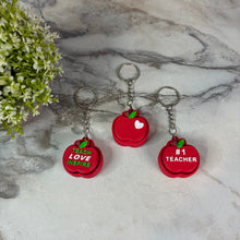Load image into Gallery viewer, Keychain Clicker Toy - Apple Teacher
