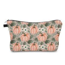 Load image into Gallery viewer, Pouch - Halloween Fall - Pumpkin Floral Leaves

