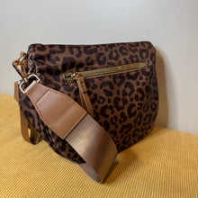 Load image into Gallery viewer, The Roni Nylon Crossbody - Animal Print Chocolate - PREORDER
