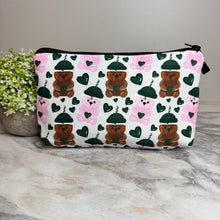 Load image into Gallery viewer, Pouch - Coffee Bears Green
