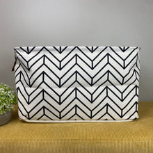 Load image into Gallery viewer, Pop Up Canvas Basket - Chevron
