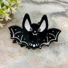 Load image into Gallery viewer, Hair Clip - Halloween Bat with Stars
