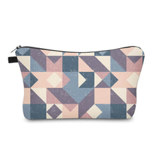 Load image into Gallery viewer, Pouch - Purple Pink Geometric Shapes
