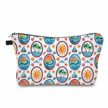 Load image into Gallery viewer, Pouch - Summer Ocean Sun Ovals
