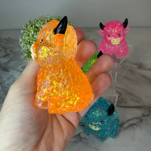 Load image into Gallery viewer, Squishy Toy - Glitter Highland Cow - PREORDER
