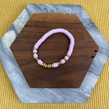 Load image into Gallery viewer, Bracelet - Clay &amp; Gold Bead
