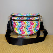 Load image into Gallery viewer, The Roni Nylon Crossbody - Lighter Rainbow Animal
