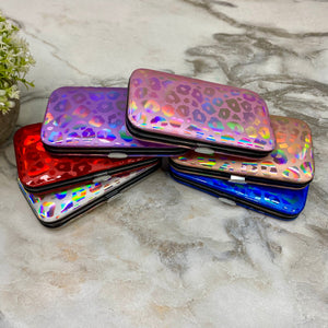 Manicure Nail Case & Set - Animal Holographic