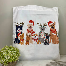 Load image into Gallery viewer, Tote Bag - Christmas - #15 - Dogs
