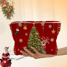 Load image into Gallery viewer, Corduroy Zip Pouch - Christmas - PREORDER 10/28-10/31
