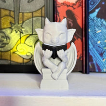 Load image into Gallery viewer, 3d Printed Cute Gargoyle Reading a Book Bookshelf Decor
