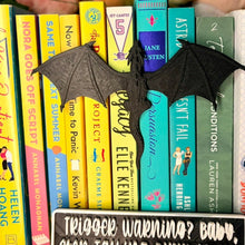 Load image into Gallery viewer, 3d Printed Dragon Book Spine Hugger Bookshelf Decor
