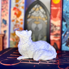 Load image into Gallery viewer, 3d Printed Fox with Butterfly Bookshelf Decor
