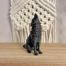 Load image into Gallery viewer, 3d Printed Howling Wolf Decor
