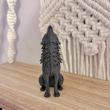 Load image into Gallery viewer, 3d Printed Howling Wolf Decor
