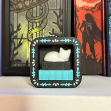 Load image into Gallery viewer, 3d Printed Mini Bookshelf Fidget Clicker
