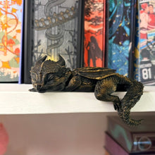 Load image into Gallery viewer, 3d Printed Sleeping Dragon Bookshelf Decoration
