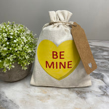 Load image into Gallery viewer, Mini Drawstring - Conversation Hearts Valentine’s Day
