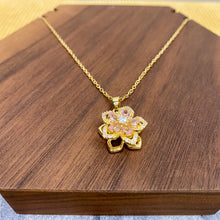 Load image into Gallery viewer, Necklace Fidget Spinner - Flower
