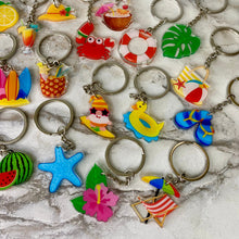 Load image into Gallery viewer, Keychains - Summer Clear Acrylic Mix
