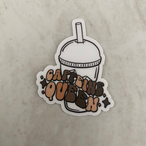 Vinyl Sticker - Coffee - Caffeine Queen