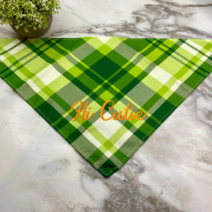 Dog Bandana - Plaid - Hi Cutie