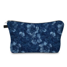 Load image into Gallery viewer, Pouch - Floral, Denim Blue
