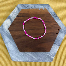 Load image into Gallery viewer, Bracelet - Small Bead - Dark Pink
