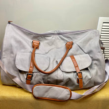 Load image into Gallery viewer, Rory, The Ultimate Duffle - Light Grey - PREORDER 10/4-10/6
