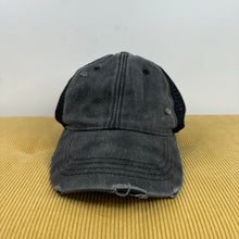 Load image into Gallery viewer, Hat - Charcoal Black Snapback
