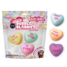 Load image into Gallery viewer, Sticky Bubble Blobbies Toy - Conversation Hearts
