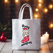 Load image into Gallery viewer, Tote Bag - Christmas &amp; Hanukkah - PREORDER
