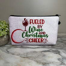 Load image into Gallery viewer, Pouch - Christmas Holiday Fueled By Wine
