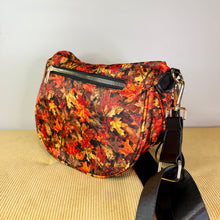 Load image into Gallery viewer, The Roni Nylon Crossbody - Camo Leaves Orange

