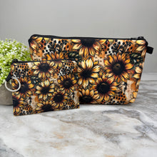 Load image into Gallery viewer, Mini Backpack, Pouch, &amp; Mini Pouch Bundled Set - Sunflower Dots
