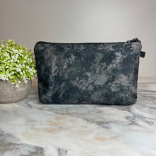 Load image into Gallery viewer, Pouch - Solid, Dark Grey Black Acid Wash
