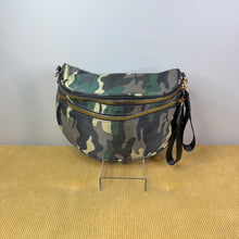 Load image into Gallery viewer, The Roni Nylon Crossbody - Green Camo #2
