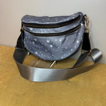 Load image into Gallery viewer, The Roni Nylon Crossbody - Grey Stars
