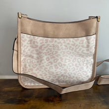 Load image into Gallery viewer, Aubree Crossbody Purse - Pink Sand &amp; Pink Leopard
