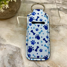 Load image into Gallery viewer, Lip Balm Chapstick Holder - Paw - Blue
