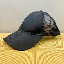 Load image into Gallery viewer, Hat - Ponytail - Black Camo
