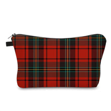 Load image into Gallery viewer, Pouch - Christmas Holiday - Plaid Red Green
