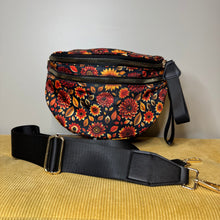 Load image into Gallery viewer, The Roni Nylon Crossbody - Moody Crimson Floral
