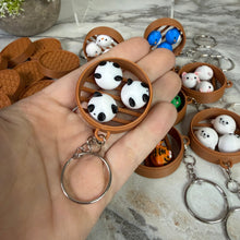 Load image into Gallery viewer, Keychain Figurine - Animal Dumpling Trio

