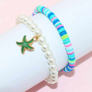 Bracelet - Whale Tail Set