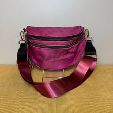 Load image into Gallery viewer, The Roni Nylon Crossbody - Maroon Acid Wash
