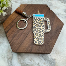 Load image into Gallery viewer, Keychain - Tumbler - Tan Brown Animal
