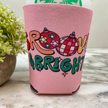 Load image into Gallery viewer, Neoprene Cup Holder Can Koozie Tumbler - Christmas - Pink Groovy/Twisted
