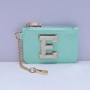 Card Holder Wallet + Keychain - Nylon - Mint